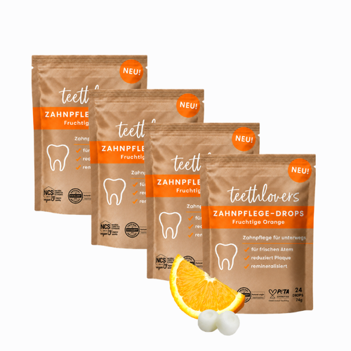 Vorratspack Zahnpflege‑Drops Fruchtige Orange